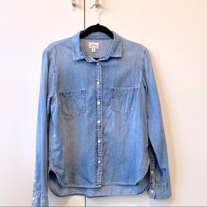 JCREW Denim/ Chambray Button Up